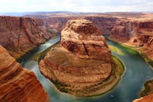 horseshoe bend, grand canyon, colorado river, canyon, america, nature, landscape, curve, famous, united states, arizona, river, stream, grand canyon, grand canyon, grand canyon, grand canyon, grand canyon